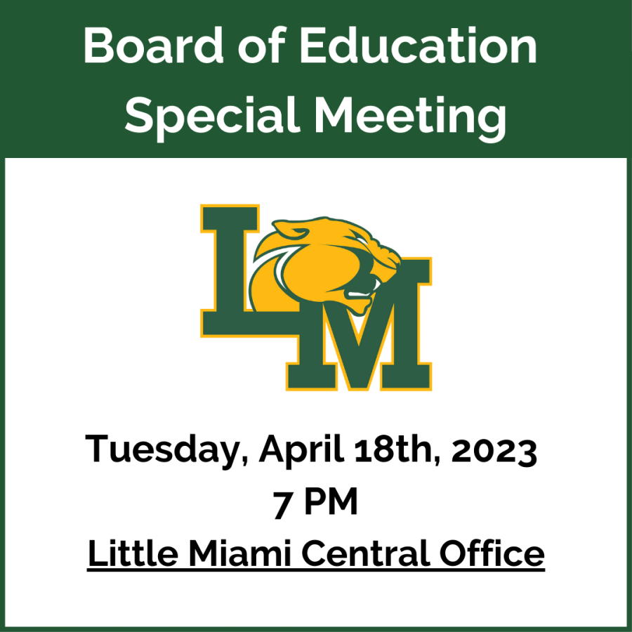 lm logo with special board meeting notice - april 18th 